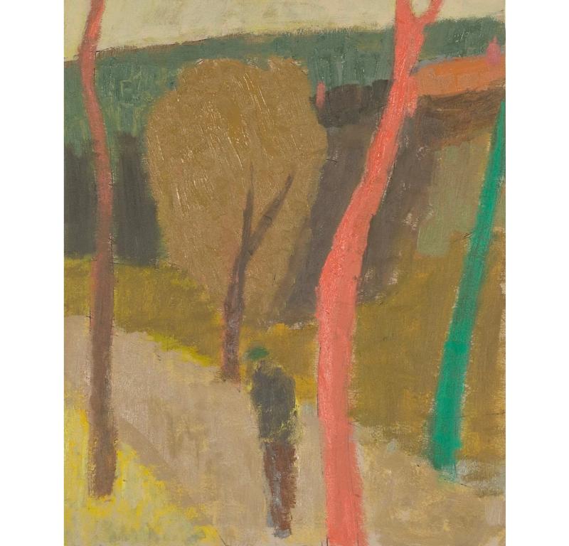 An Early Autumn Painting by Nicholas Turner B. 1972, 2023

Additional information:
Medium: Oil on board
Dimensions: 25.4 x 20.3 cm
10 x 8 in
Signed, dated and titled verso.

Nicholas Turner is a painter of quiet compositions that are beautifully