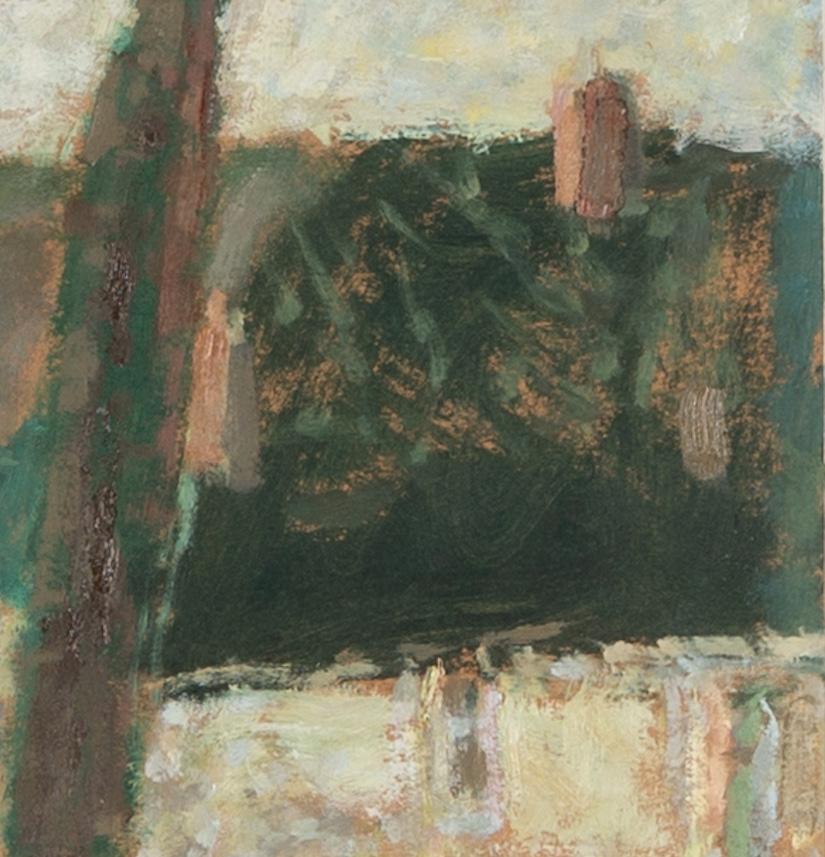 Nicholas Turner n. 1972
Casa rural en primavera, 2025
óleo sobre tabla
25 x 30 cm
9 7/8 x 11 3/4 in
firmado, titulado y fechado verso

Nacido en Londres, Turner pasó muchos años en Bristol antes de trasladarse a Monmouthshire (Gales). Tras su