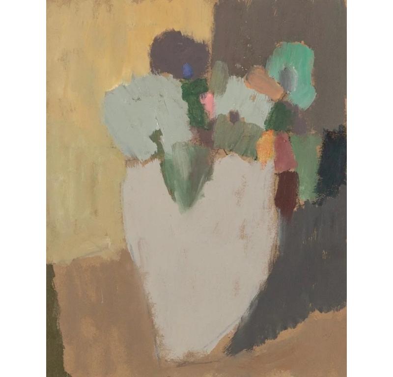 Grey Vase Painting by Nicholas Turner B. 1972, 2022

Additional information:
Medium: Oil on board
Dimensions: 25.4 x 20.3 cm
10 x 8 in
Signed, dated and titled verso.

Nicholas Turner is a painter of quiet compositions that are beautifully