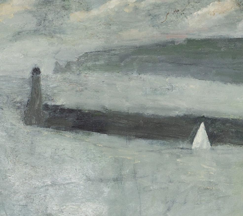 Nicholas Turner nato nel 1972
Vele che passano, 2025
olio su tela
76 x 76 cm
29 7/8 x 29 7/8 pollici
firmato, datato e intitolato verso


Nato a Londra, Turner ha trascorso molti anni a Bristol prima di trasferirsi nel Monmouthshire, in Wales. Dopo