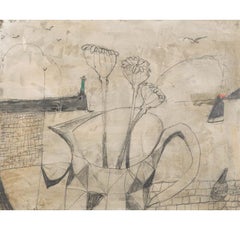 Peinture de coqs et de port de Nicholas Turner, 2021