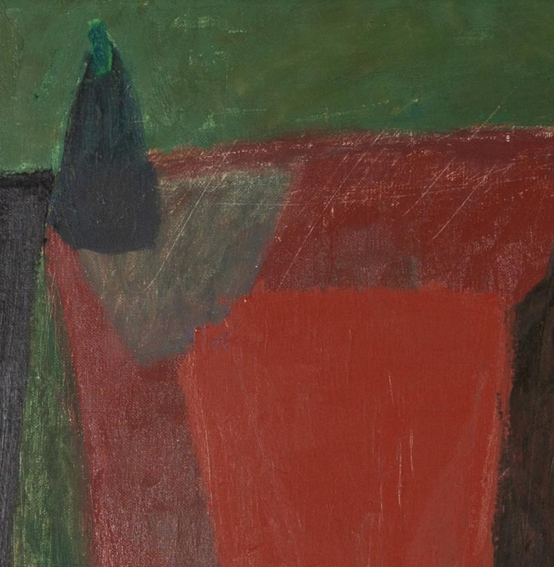 Nicholas Turner b. 1972
Red Table and Light House, 2022-2024
oil on canvas
61 x 61 cm
24 x 24 in
signed, dated and titled verso


Born in London, Turner spent many years in Bristol before moving to Monmouthshire, Wales. After his Foundation at UWE