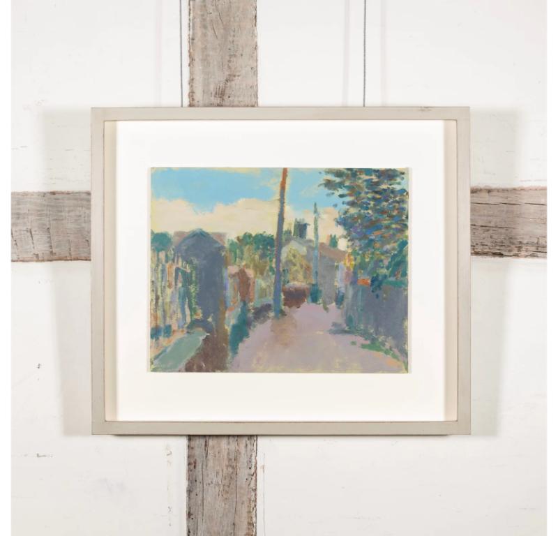 Street in Laugharne, South Wales Painting by Nicholas Turner, 2022 For Sale 1