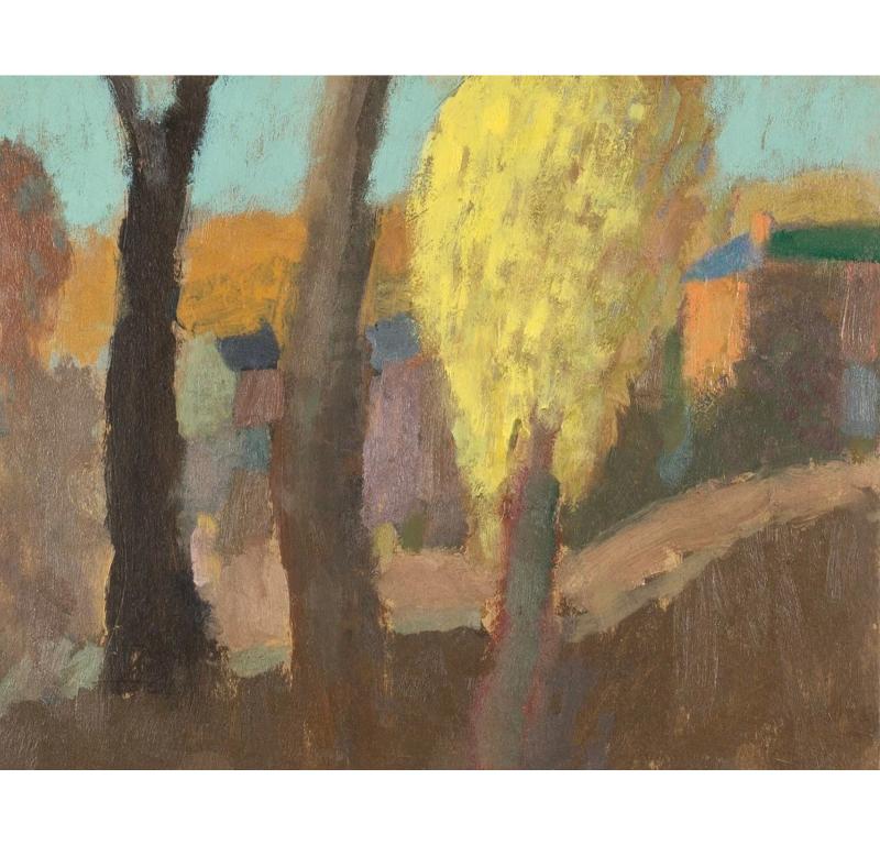 Yellow Tree Painting by Nicholas Turner B. 1972, 2023

Additional information:
Medium: Oil on panel
Dimensions: 20.3 x 25.4 cm
8 x 10 in
Signed, dated and titled on the reverse.

Nicholas Turner is a painter of quiet compositions that are