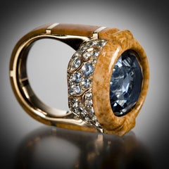 Nicholas Varney Blue Tourmaline Gion Ring