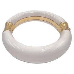 Nicholas Varney Pulsera brazalete Cocholong de oro de 18 quilates