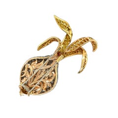 NICHOLAS VARNEY Peeling Onion Diamond Brooch