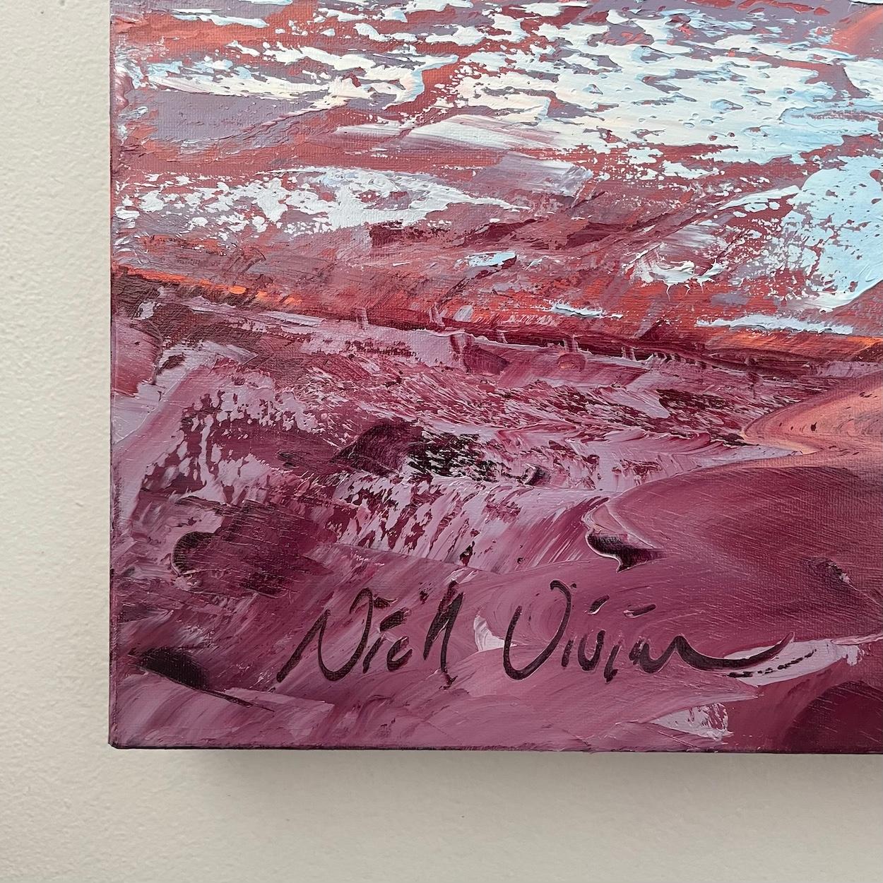 Evening Breeze - impressionist seascape vivid colour - contemporary art For Sale 2