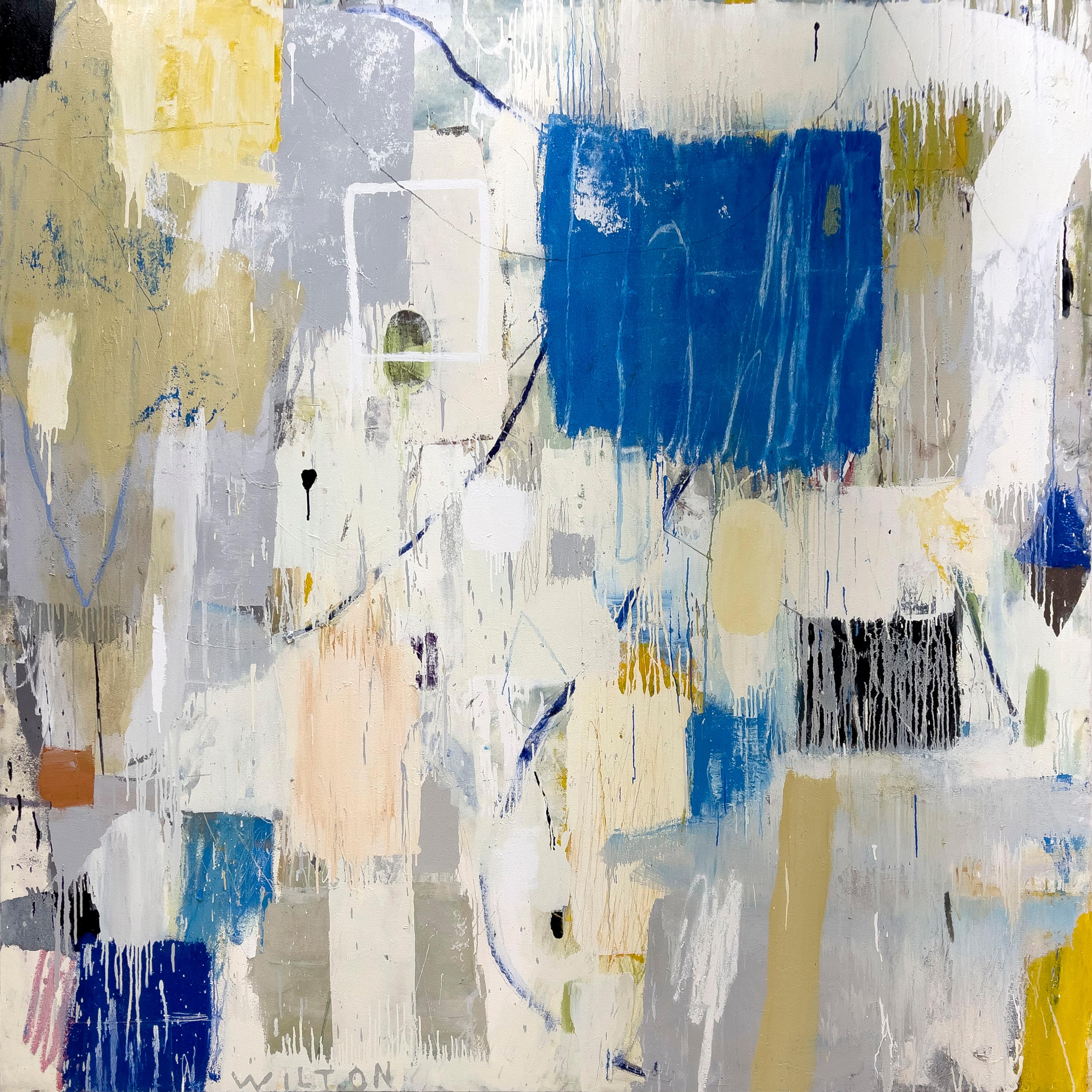 Abstract Painting di Nicholas Wilton - Blue Jays