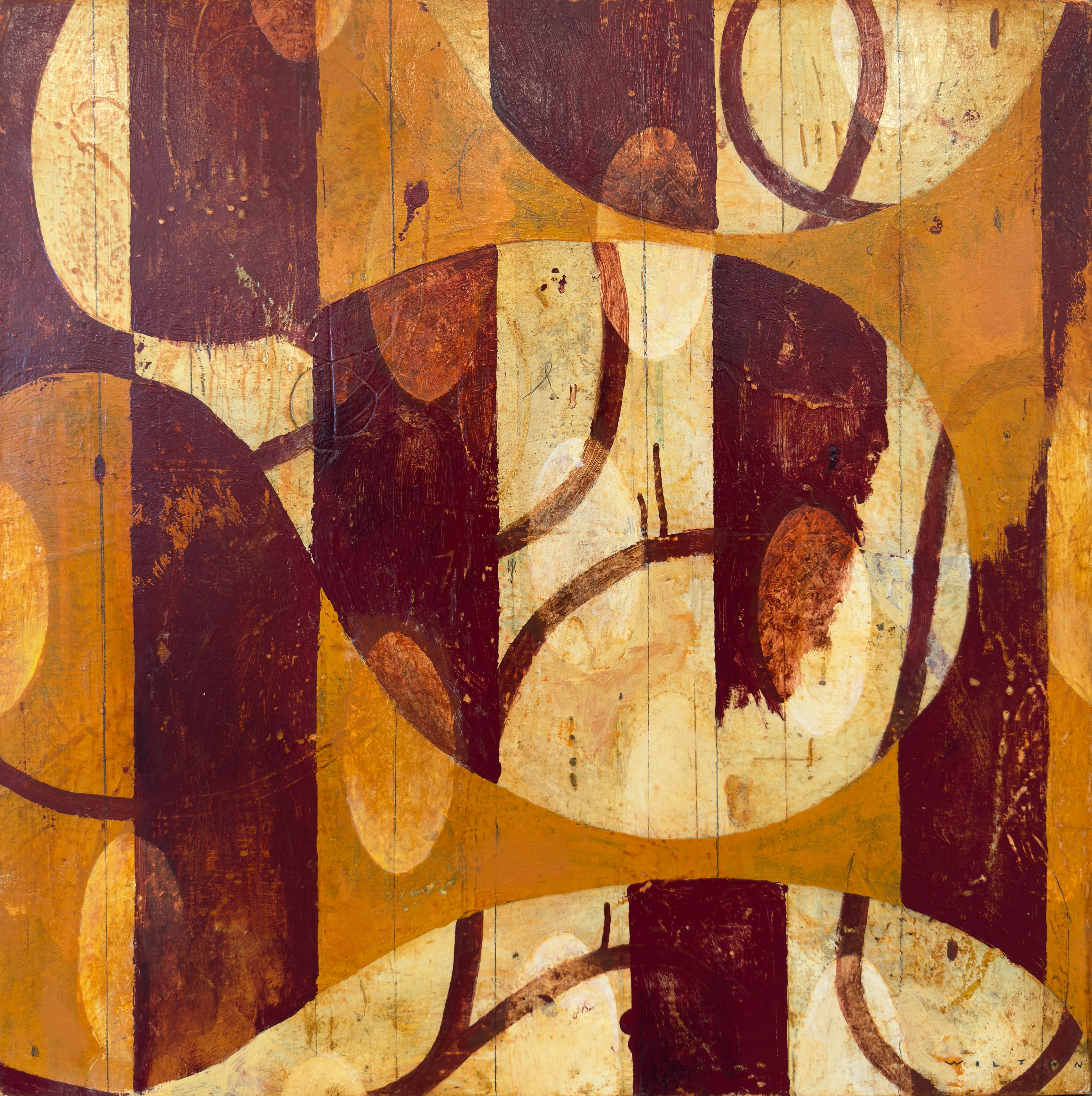 Abstract Painting di Nicholas Wilton - Cinabro