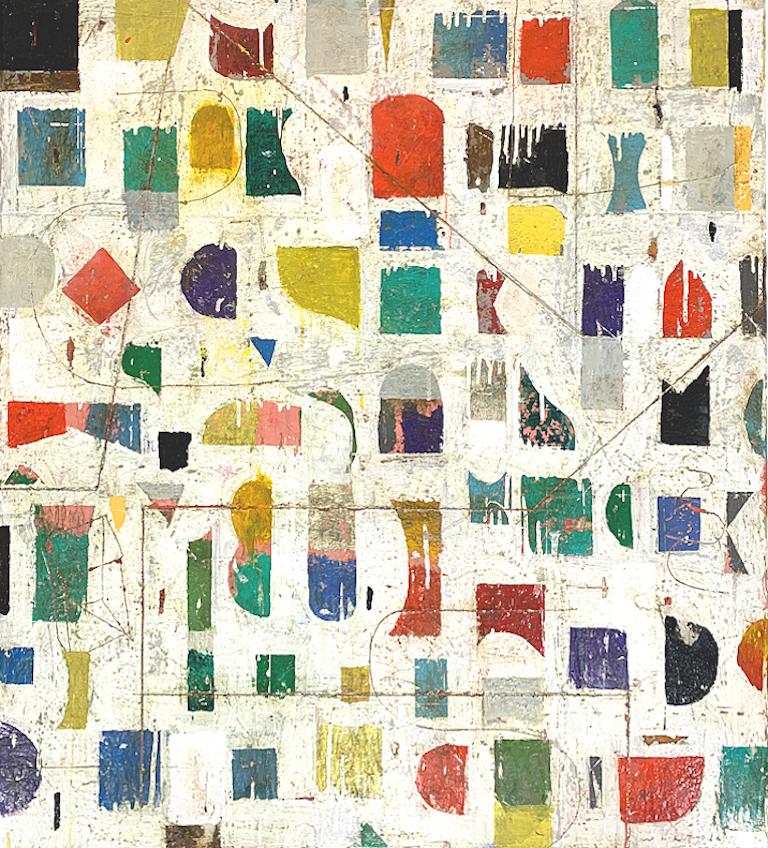 Nicholas Wilton Abstract Painting - Color Code