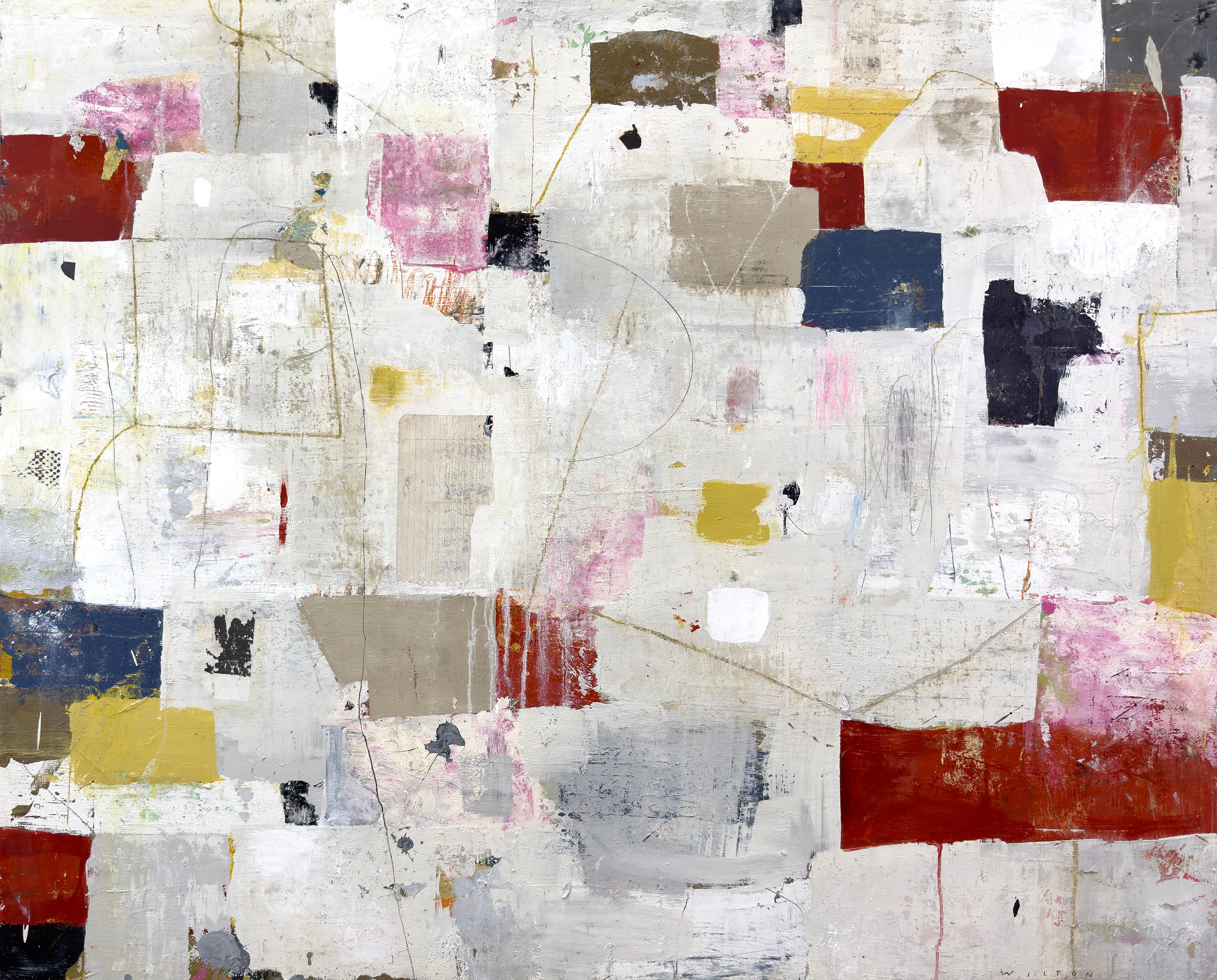 Nicholas Wilton Abstract Painting - Quiet Margins