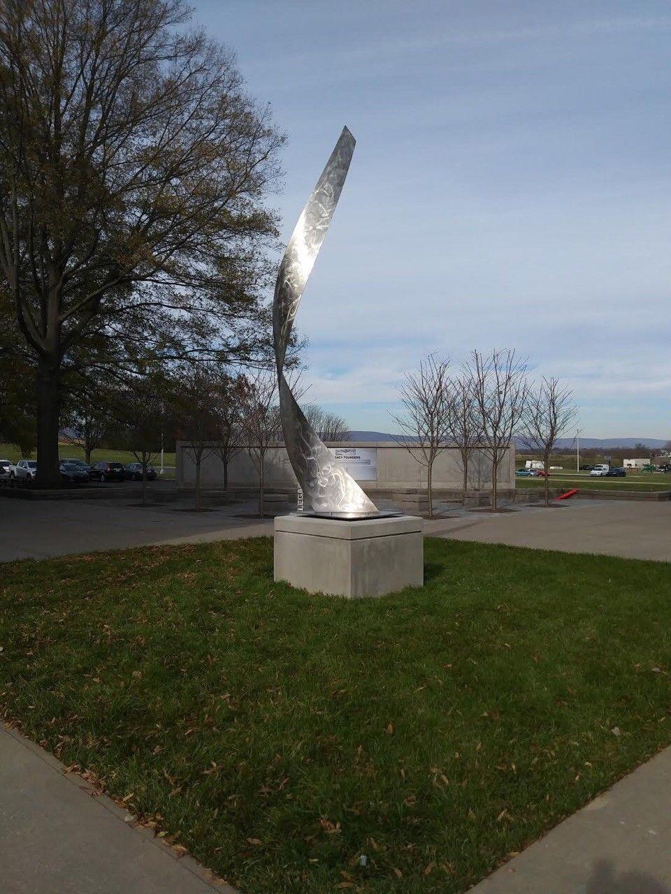 Nicholas Yust Industrial Modern Contemporary Metal Outdoor Standing Sculpture  2