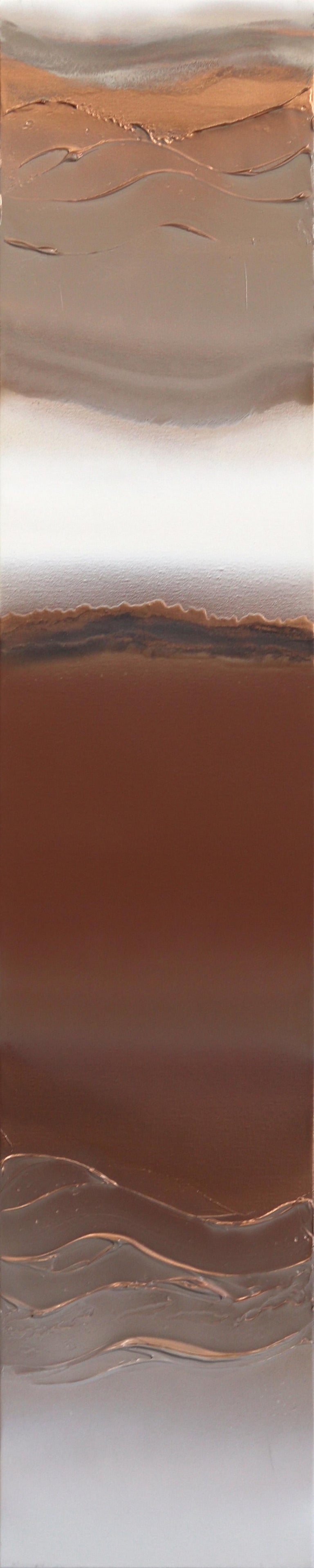 Nichole McDaniel - Champagne Toast 3 - Vertical Abstract Artwork For ...
