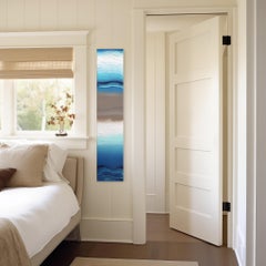 Mediterranean Waters 3  -  Original Abstract Artwork with Texture, Resin