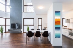 Baciato dal sole 3  -  Opera d'arte astratta originale con texture, resina