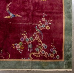 Nichols Tapis chinois Art Déco, 12' 6" x 9' 9"