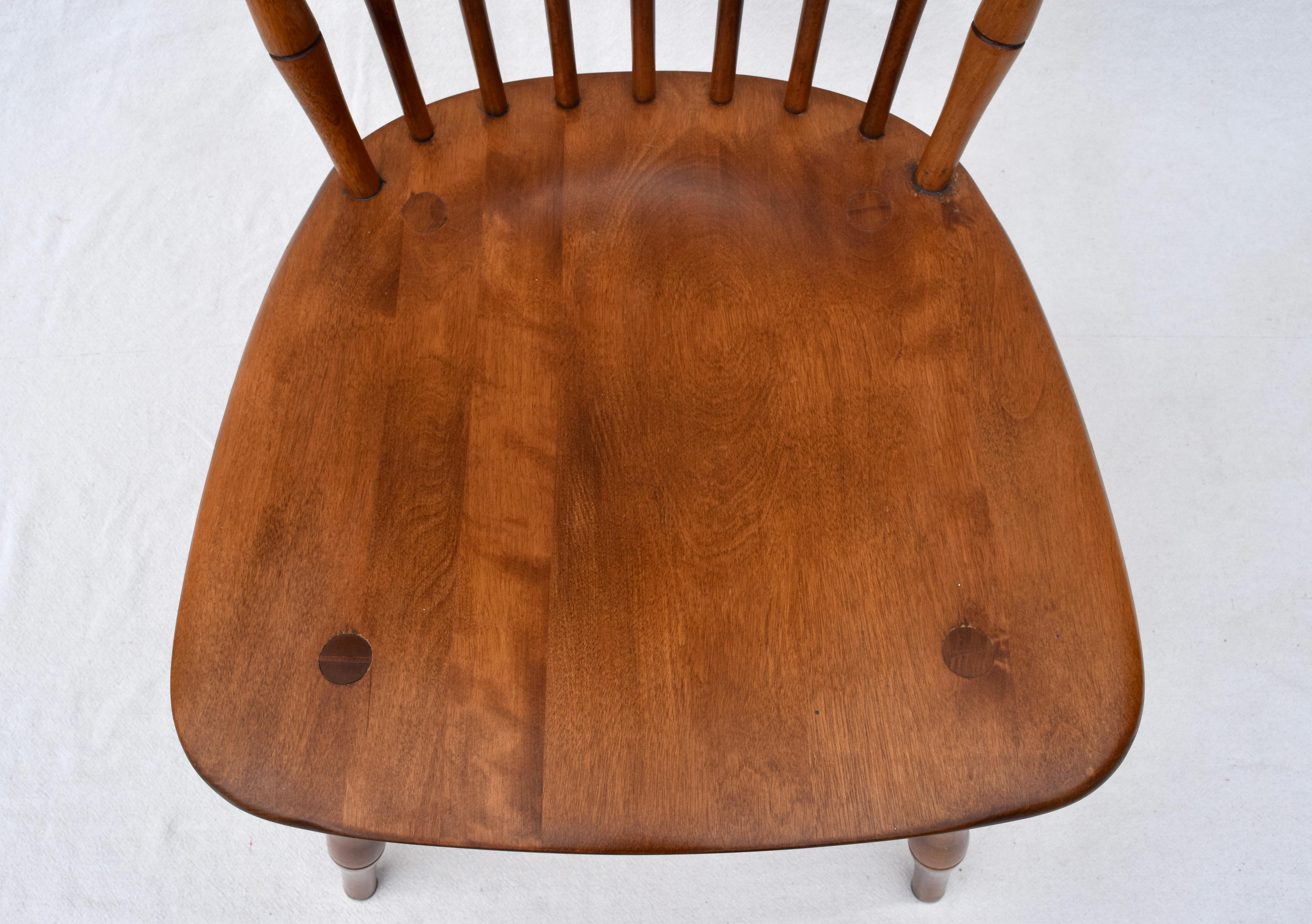 American Classical Nichols & Stone Birdcage Windsor Dining Chairs, Set of 6