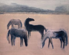 4 Horses, Original Painting