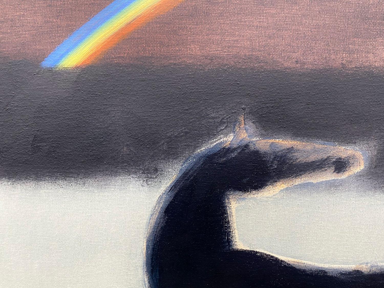 Rainbow Horse, Oil Painting 2