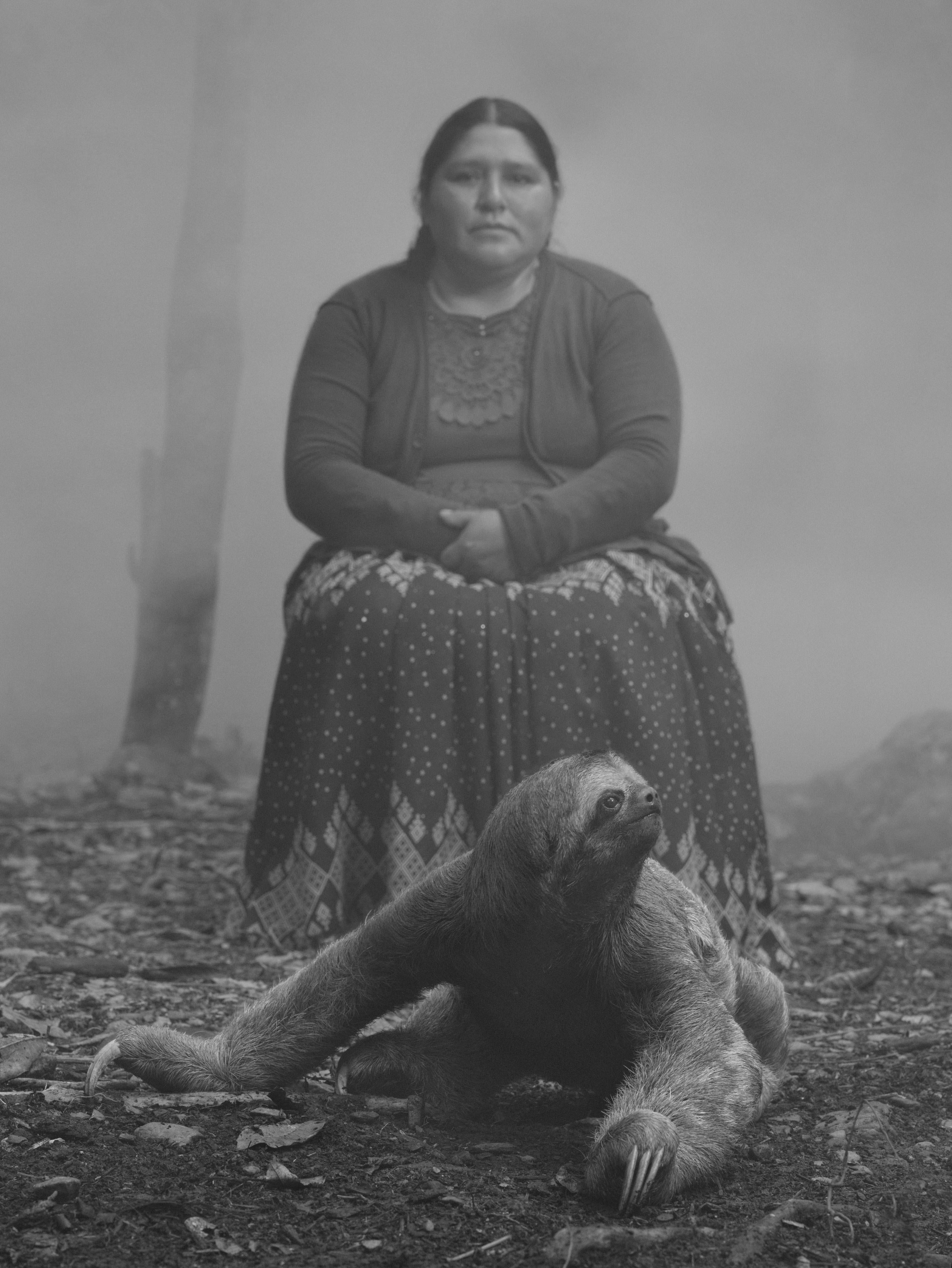 Nick Brandt Portrait Photograph - Carmen and Zosa, Bolivia, 2022