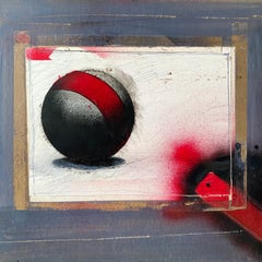 Collage a tecnica mista Pittura ad olio Arte astratta futuristica Sci Fi