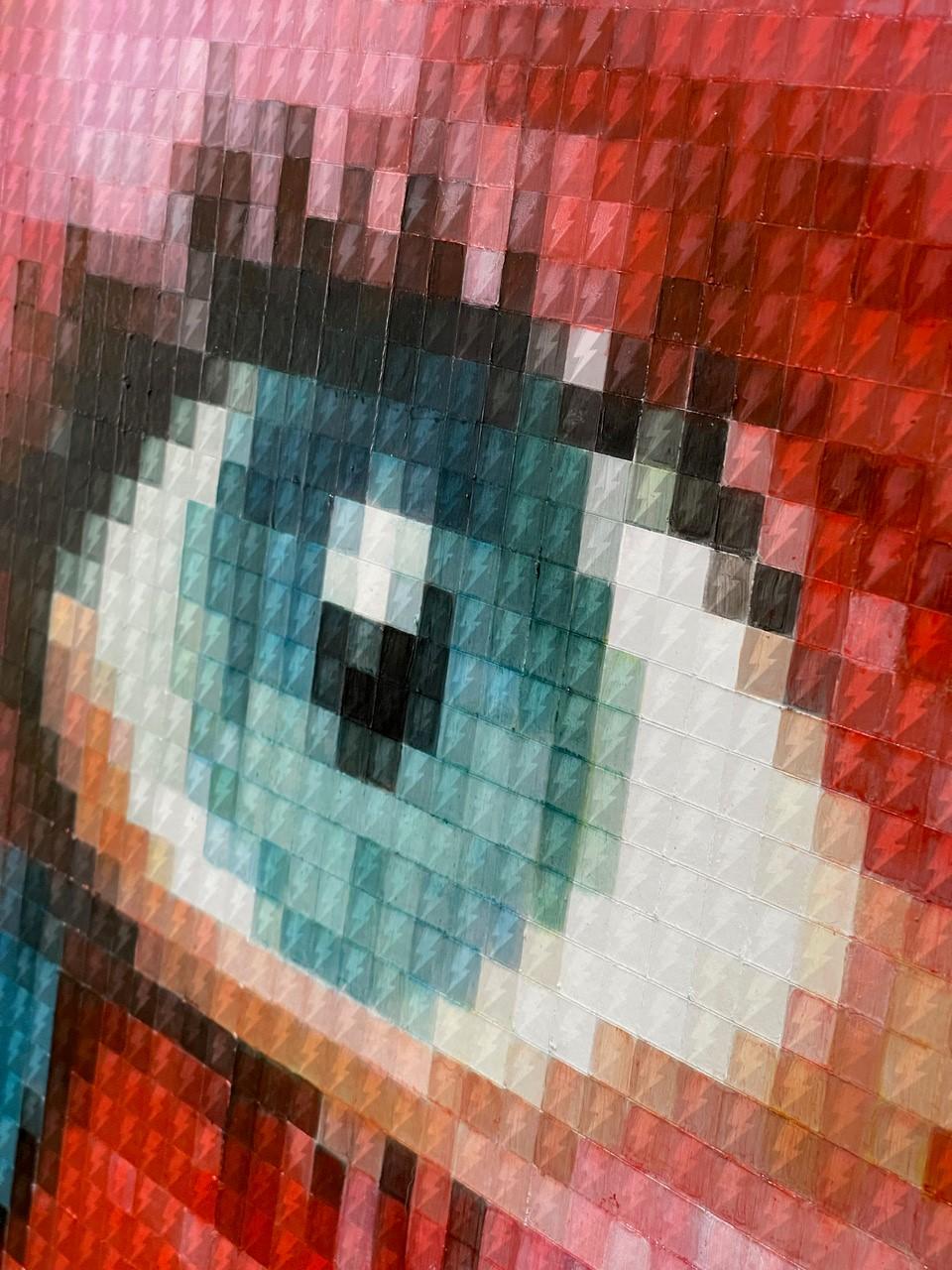 Alladin Sane Eye Study, Alladin (Abstrakt), Painting, von Nick Holdsworth