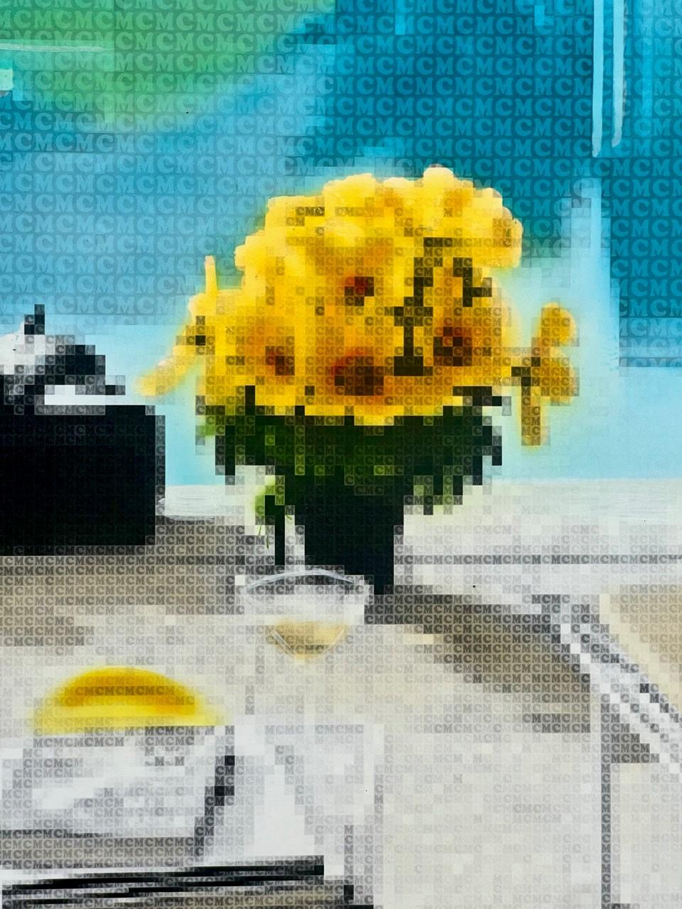 Originalkunstwerk, Acryl und Mischtechnik auf Karton.

Mit gepixelten Bildern, die von Hand auf jeden einzelnen Würfel gemalt werden, erschafft der Künstler Nick Holdsworth eine unglaubliche Bildsprache.

Nicks künstlerischer Prozess ist eine