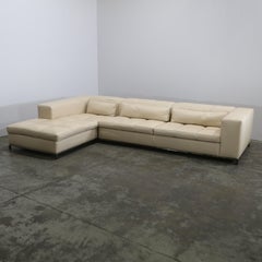 Divano componibile in pelle Nick di Cierre