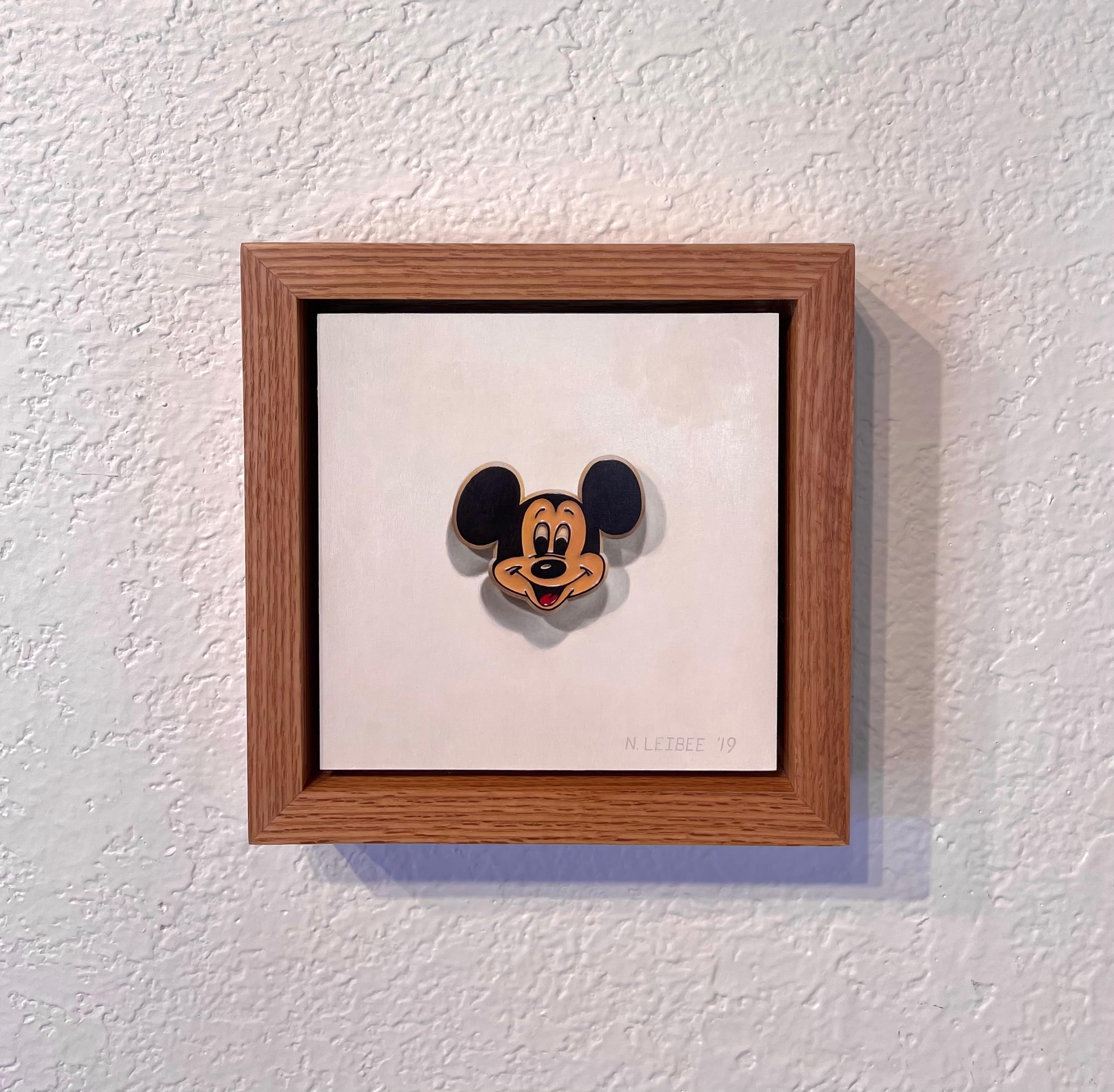 Ölgemälde „Mickey Pin“ – Painting von Nick Leibee