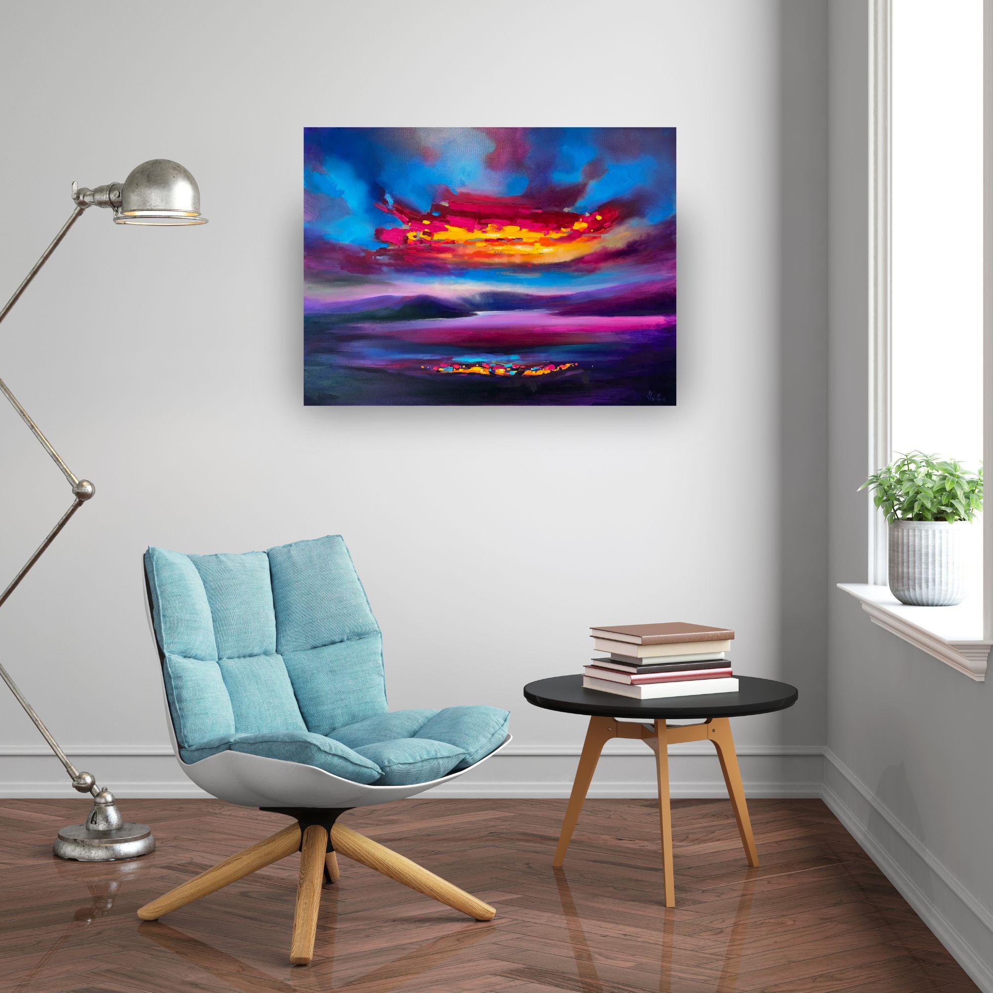 Questa eccezionale opera d'arte è attualmente in mostra e in vendita presso la Signet Contemporary Art Gallery e online. 

In Embers of the Horizon, Nick Quirke presenta una sorprendente interpretazione della grandezza della natura, dove terra,