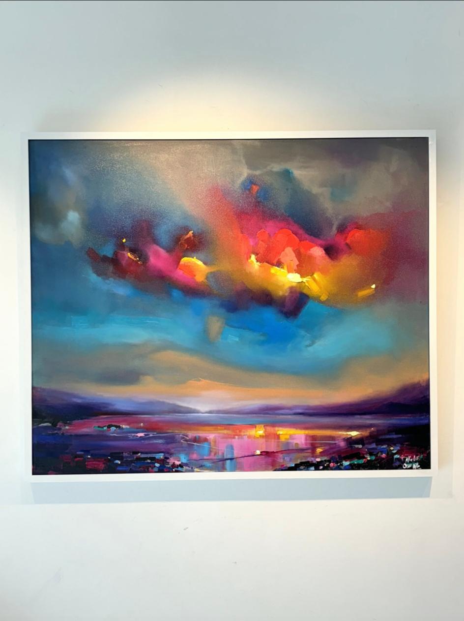 Every Time You Cross my Mind - arte contemporanea originale - arte astratta del paesaggio - Painting Impressionismo astratto di Nick Quirke