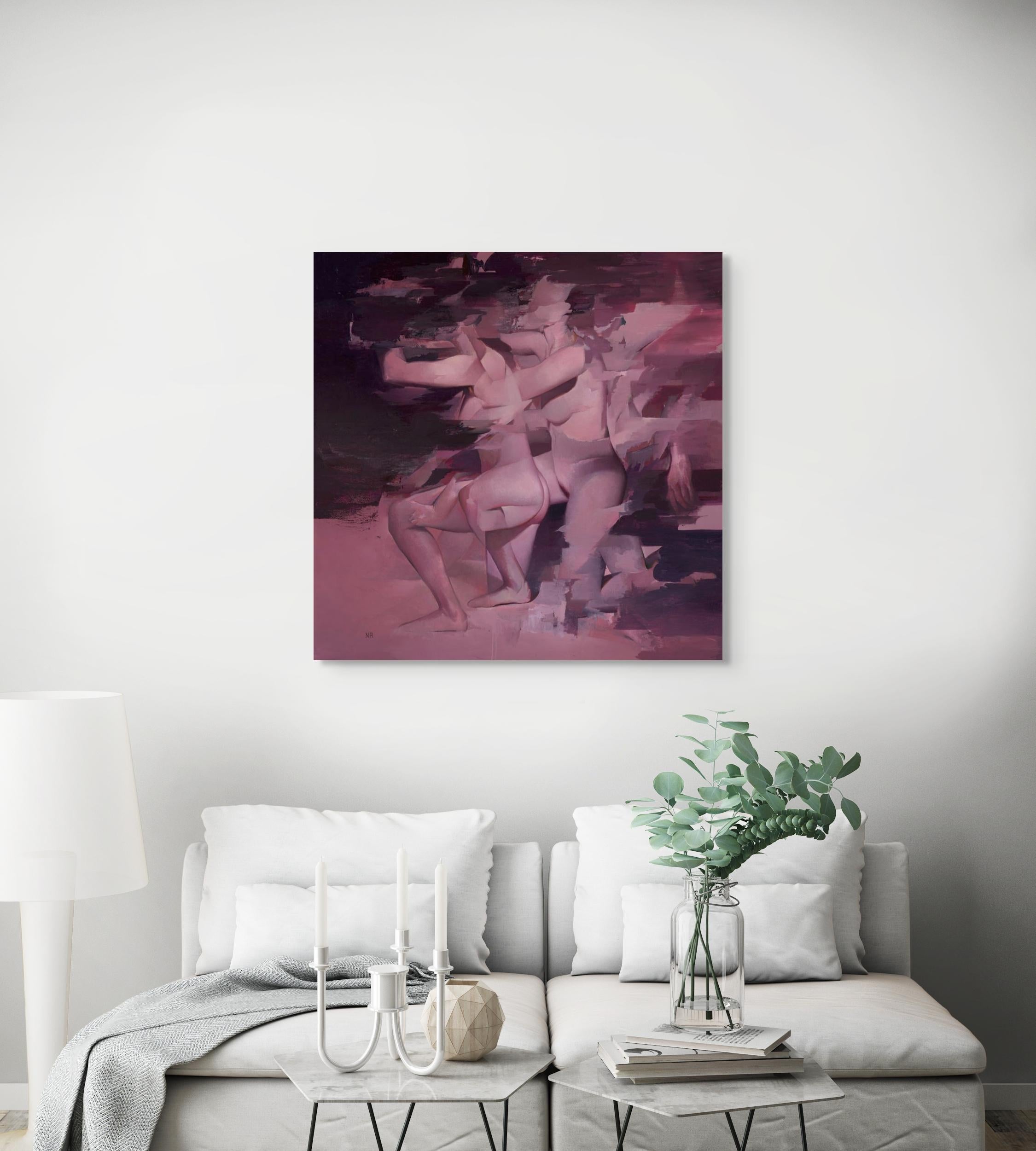 „Night at the Beach“ (2023) von Nick Runge, Original-Ölgemälde im Angebot 5