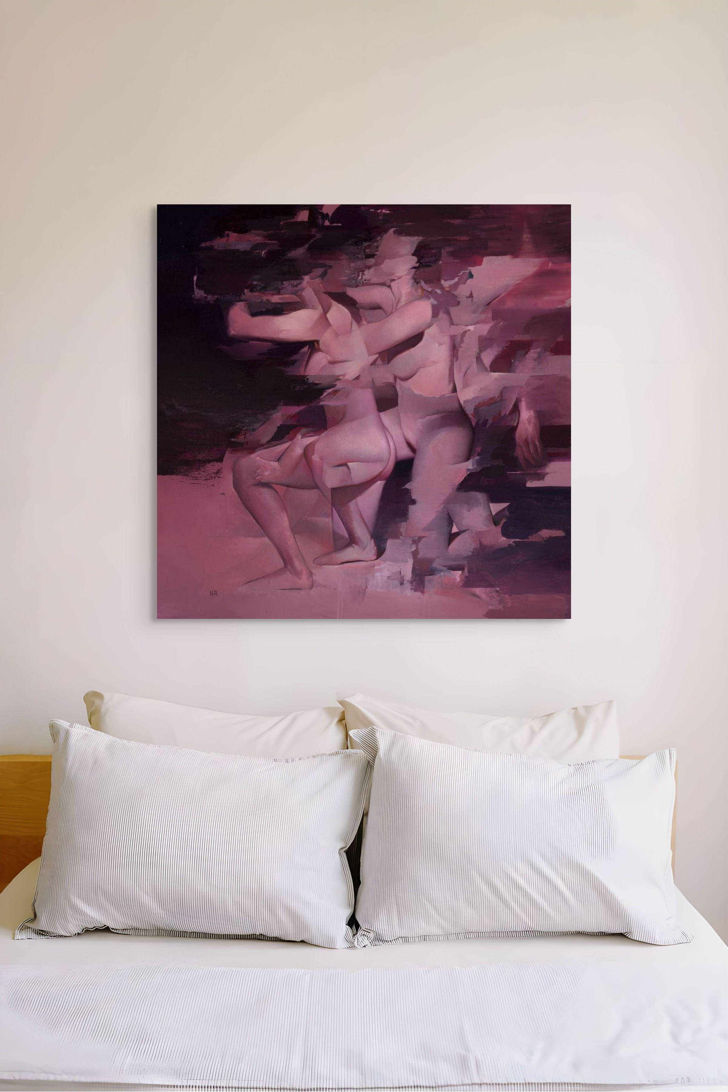 „Night at the Beach“ (2023) von Nick Runge, Original-Ölgemälde im Angebot 6