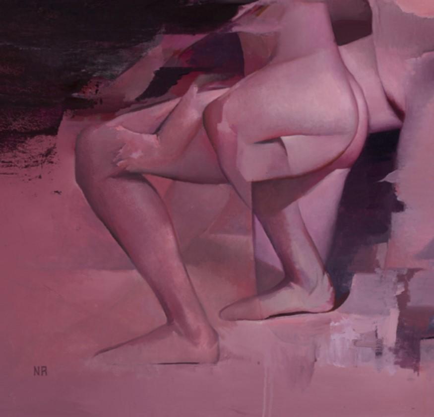 „Night at the Beach“ (2023) von Nick Runge, Original-Ölgemälde im Angebot 2