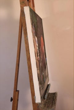 DMX and Aaliyah on 8th, Oil Painting