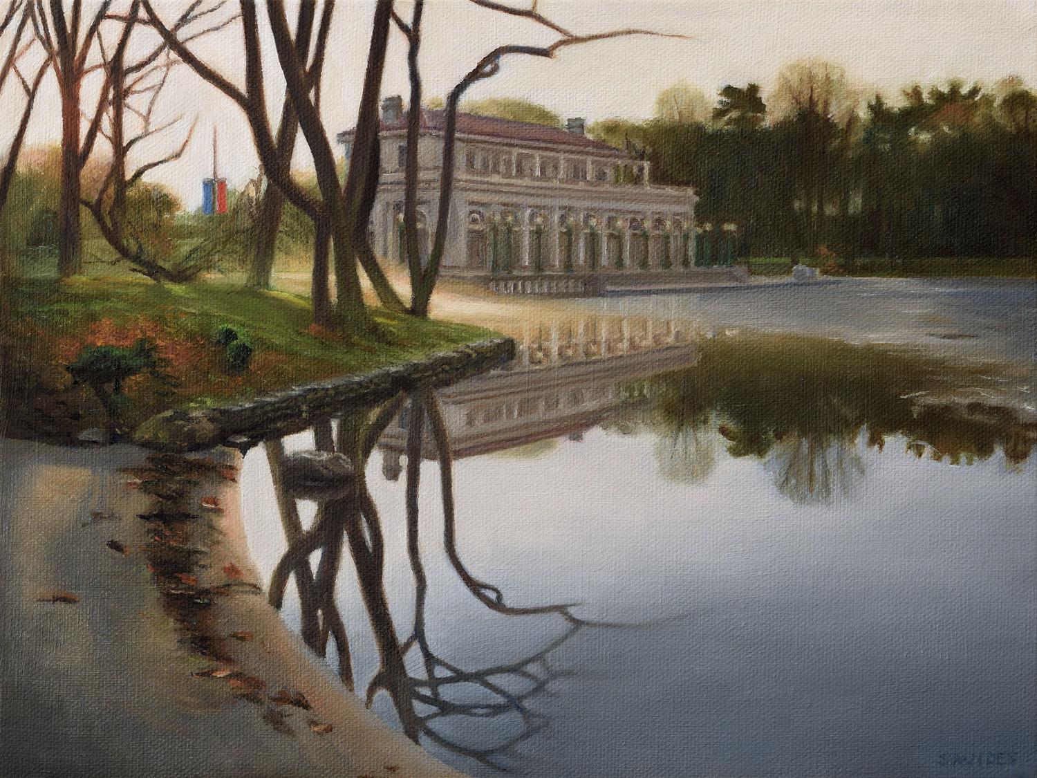 Nick Savides Interior Painting - Morning Reflections, Oil Painting