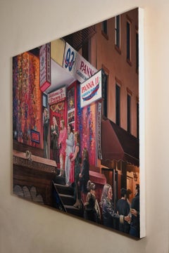 Night Out, Oil Painting