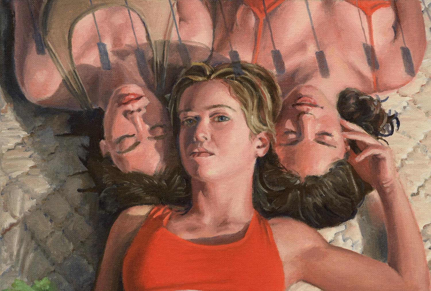 NoHo Crossroads, Pittura a olio - Interior Painting Grigio di Nick Savides
