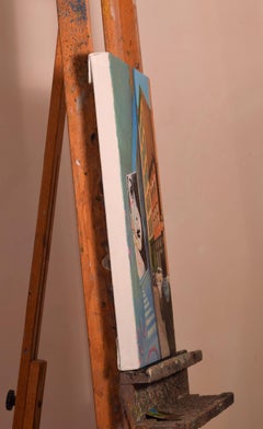 Strada / Mappa, Pittura a olio