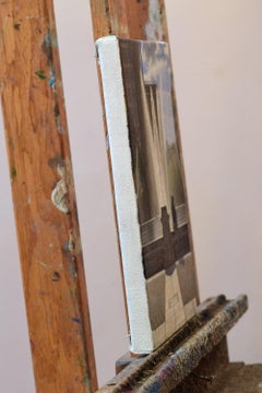 The Fountain in Washington Square, Oil Painting