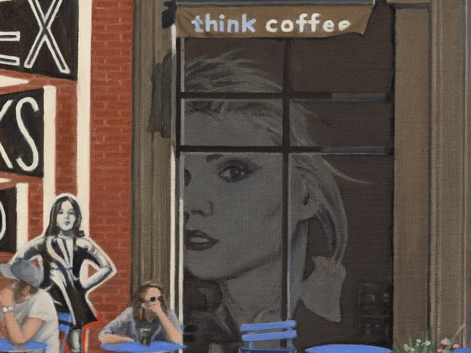Think Coffee, Oil Painting 1