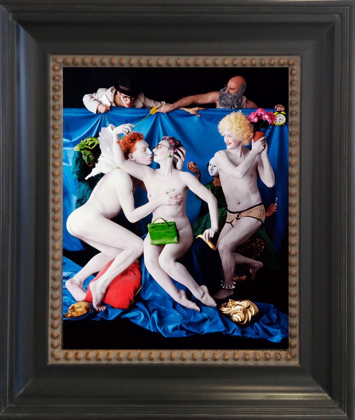 Nick Simpson Black and White Photograph - The Perambulator: Whimsical Renaissance Inspired Color Archival Print