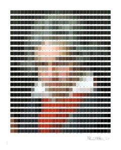 Color Swatches Collage of Beethoven / Visual Language Collage Edition 1 of 3