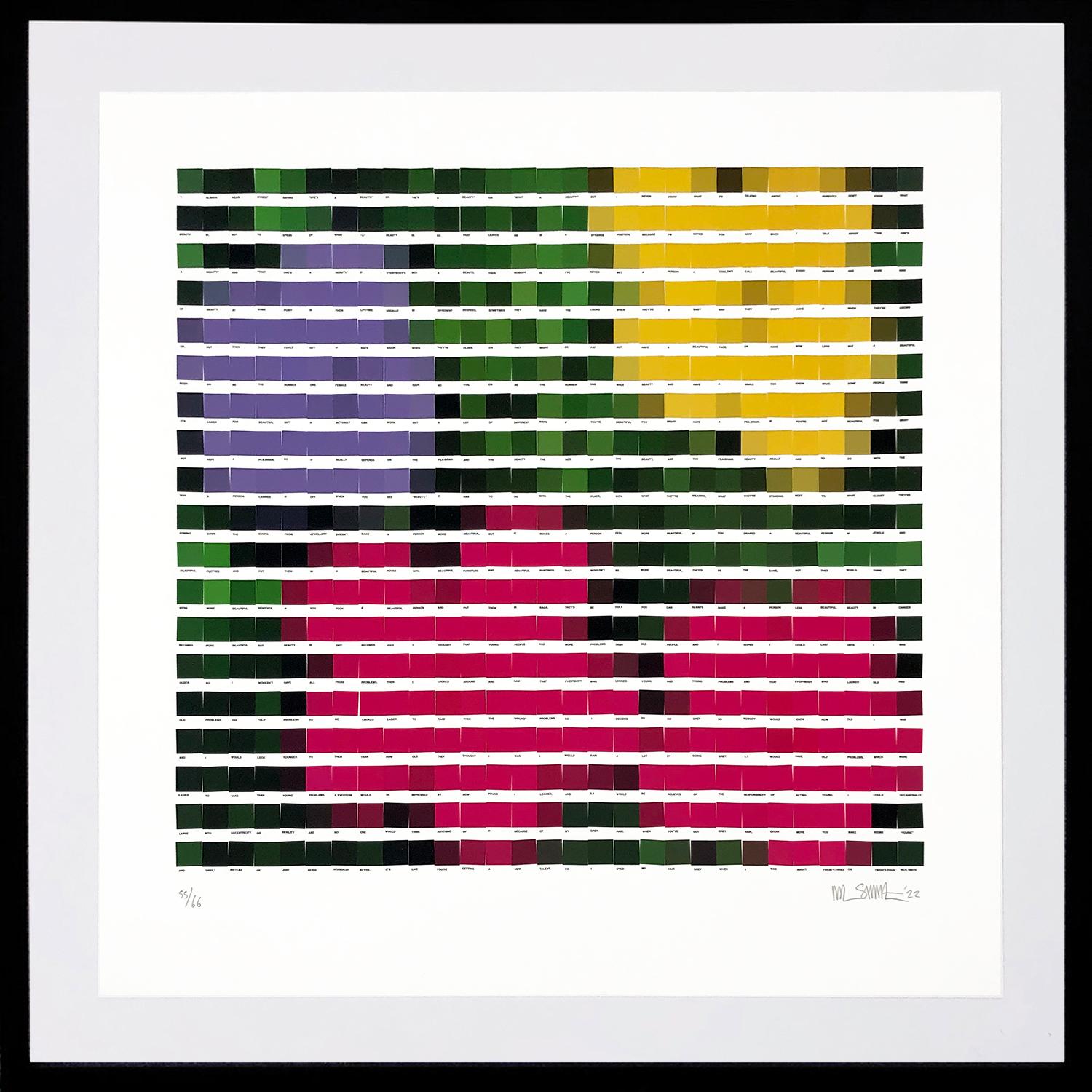 Belleza (Flores de Warhol), serigrafía firmada a mano