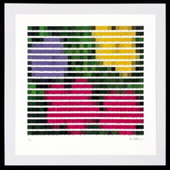 Schönheit (Warhol Blumen), handsignierter Siebdruck