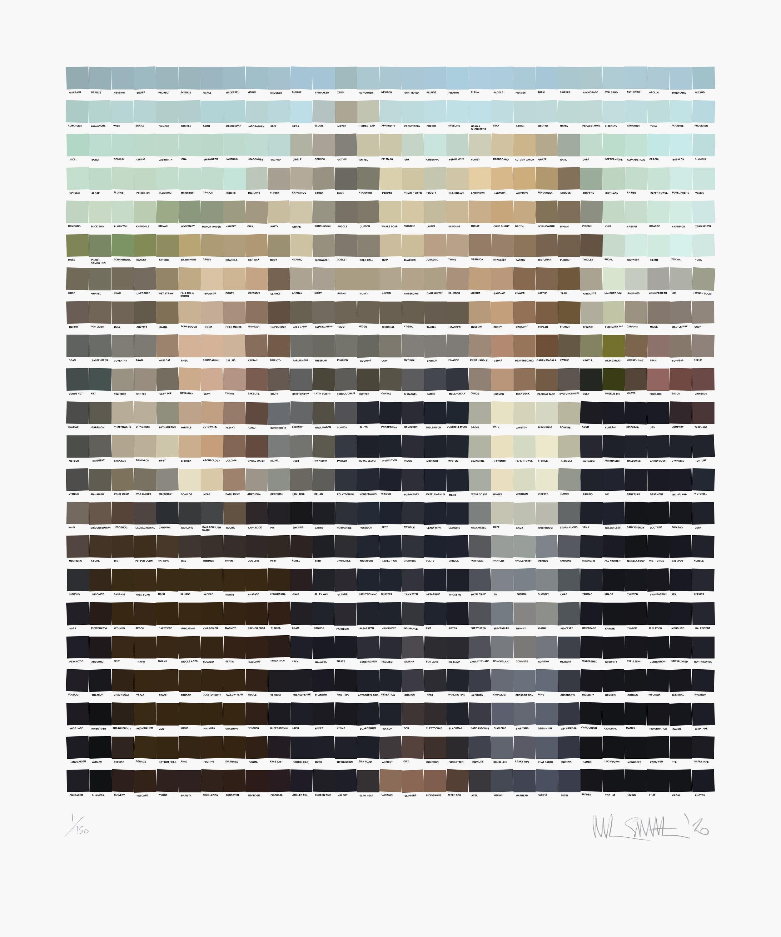 Nick Smith Figurative Print – NICK SMITH - AMERIKANISCHE GOTHIC. Hand signierte Pop Art Design Moderne in limitierter Auflage