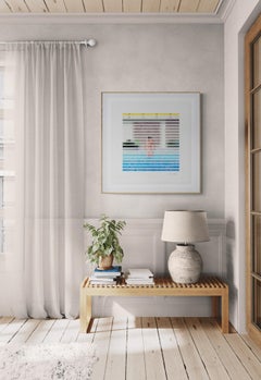 NICK SMITH - PETER FÜHRT AUS NICK'S POOL. Ikonisches Pop-Art-Design Modernes Design