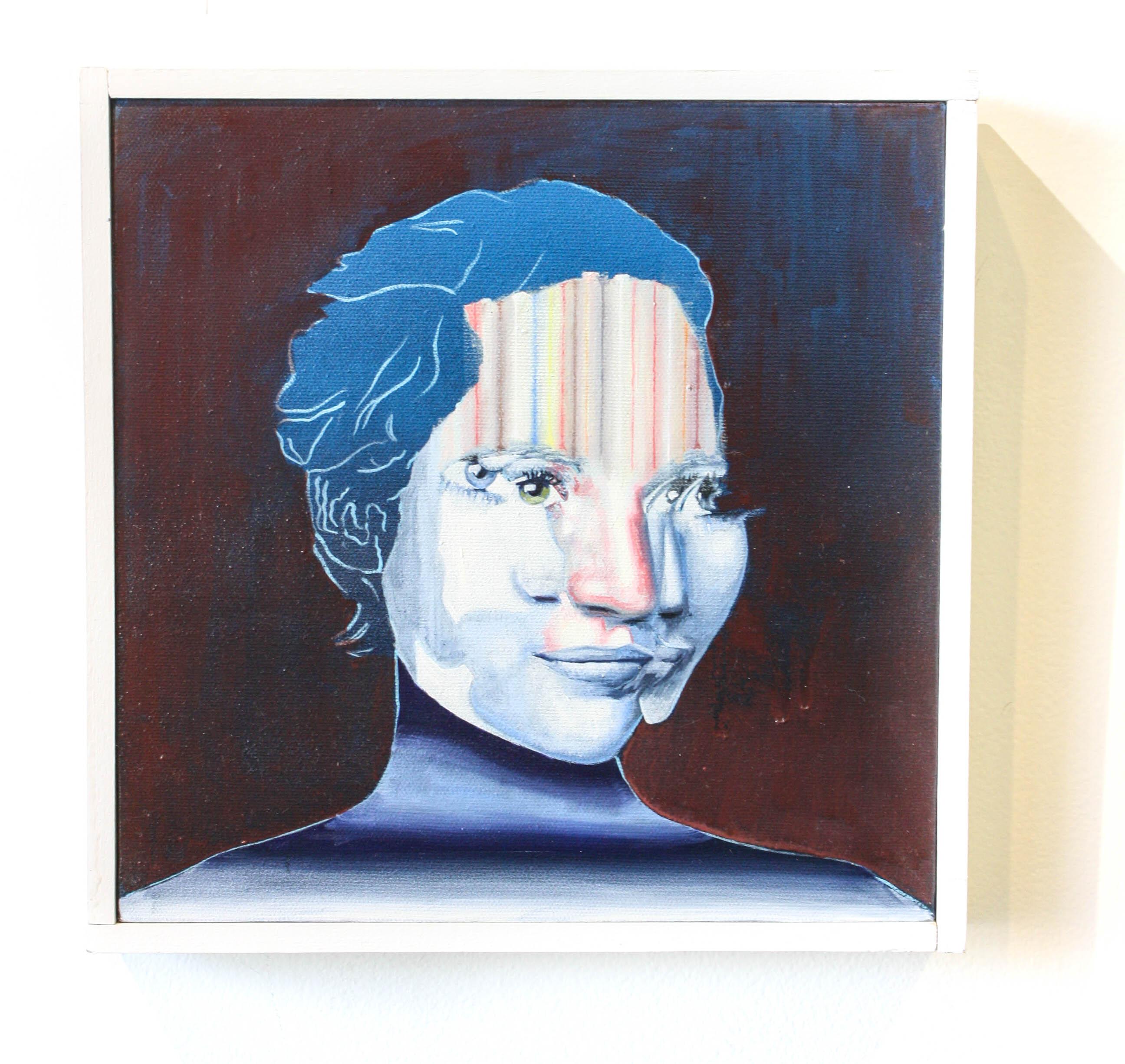 Untitled Portrait #3 - Painting by Nick Stull