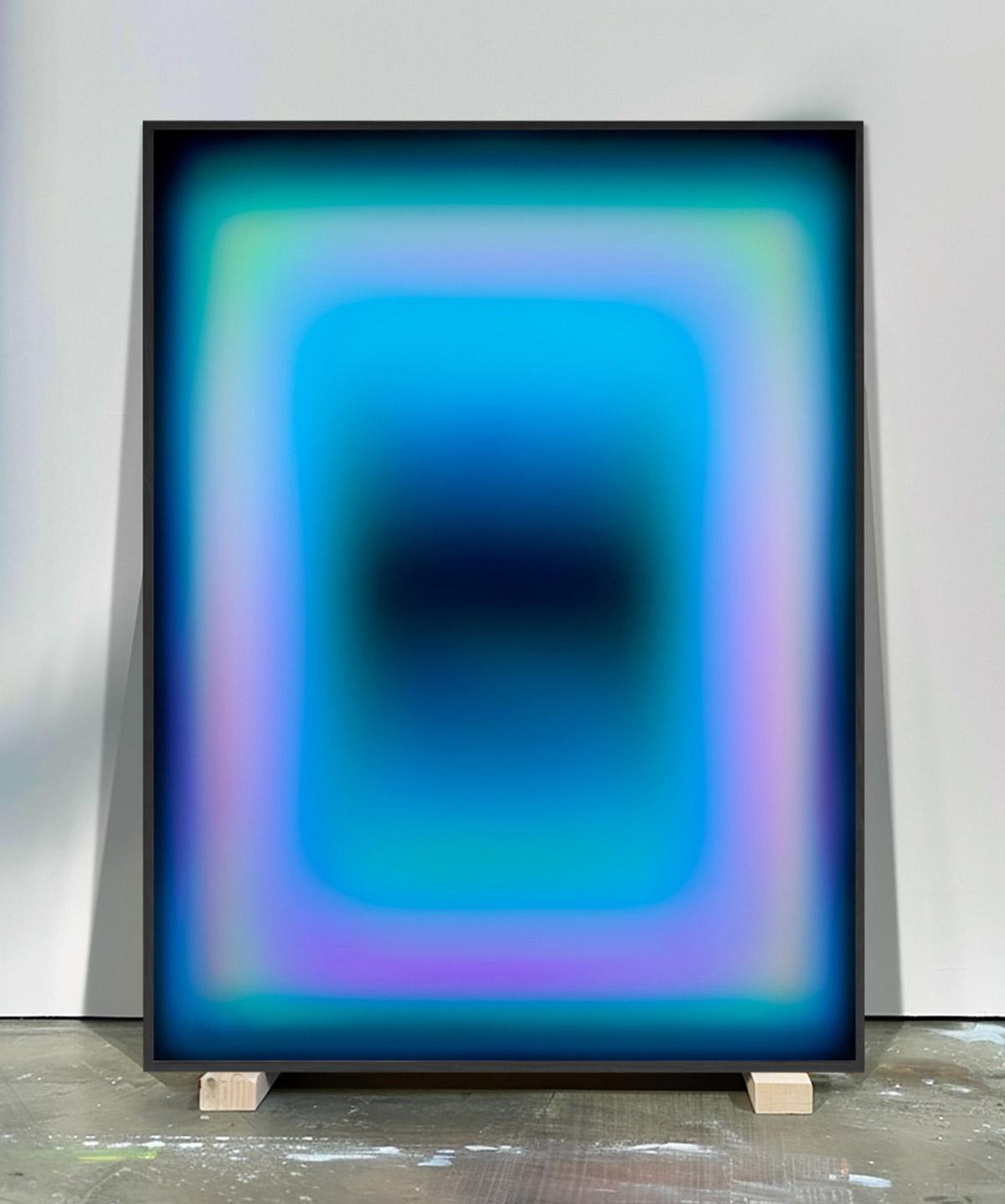 CHROMATIC - 4 Print Set (XL) - Gray Abstract Print by Nick Thomm